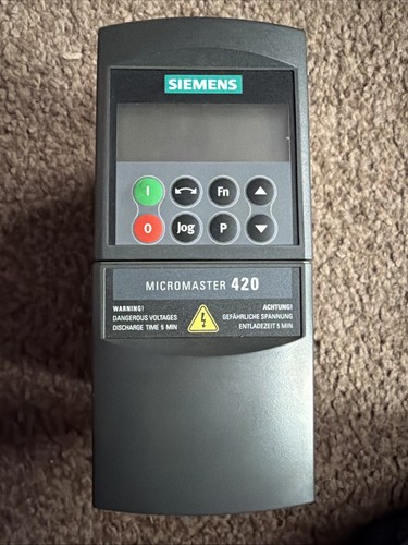Siemens micromaster 420 vfd - micromaster,