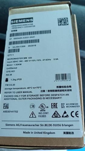 Siemens micromaster mm420 - micromaster,